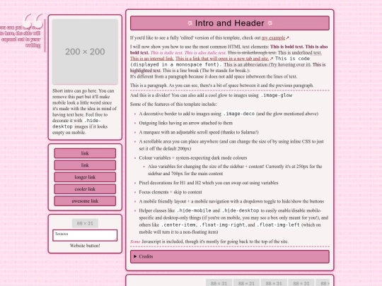 blog screenshot