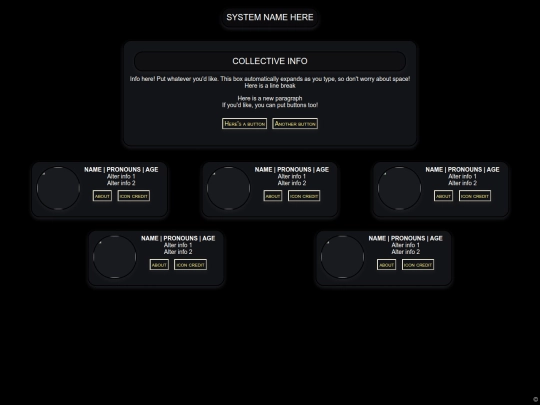 system screenshot