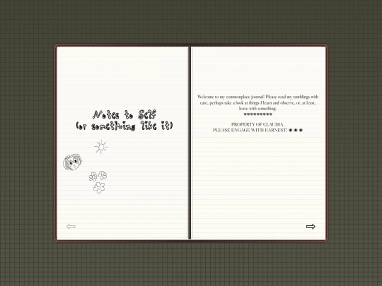 commonplace screenshot