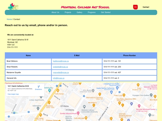 contacts screenshot