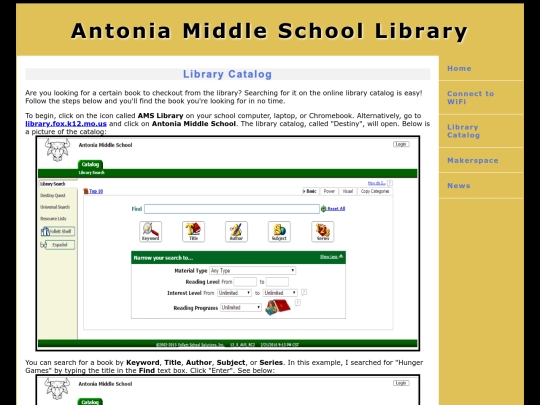 catalog screenshot