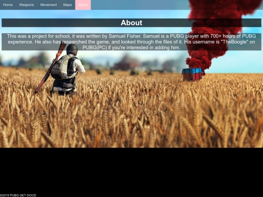 pubg/about screenshot