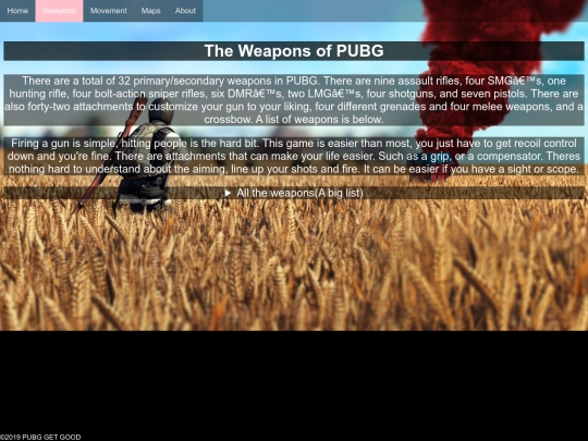 pubg/weapons screenshot