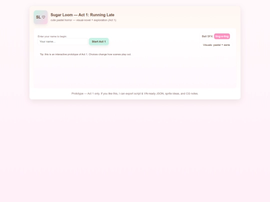 Sweetbind screenshot