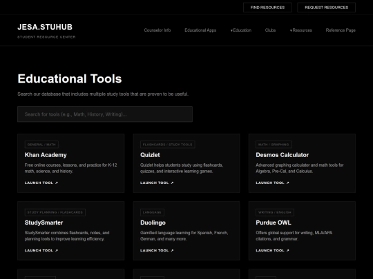education screenshot