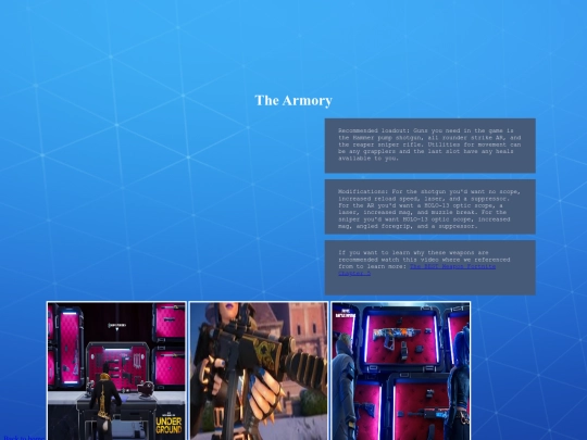 Armory screenshot