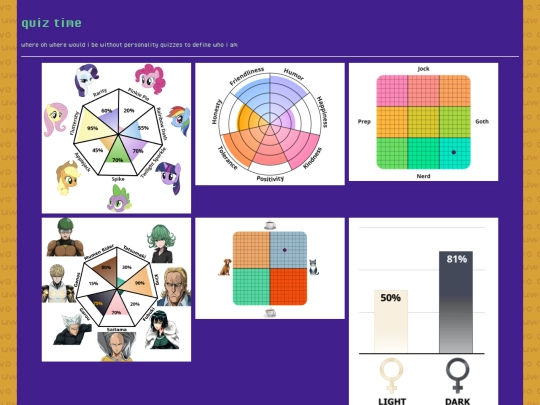 about-me/about-me-quizzes screenshot
