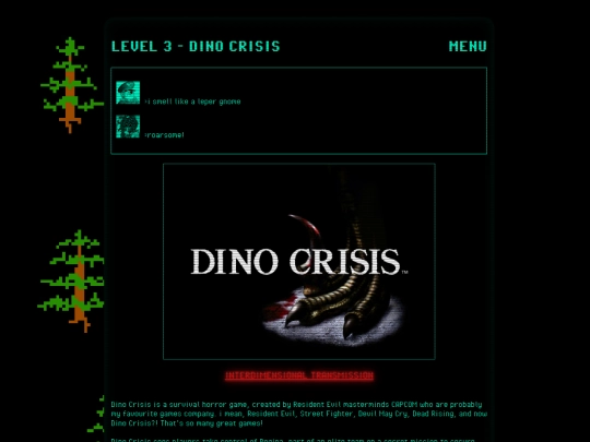 arcade/level-3/dino-crisis screenshot