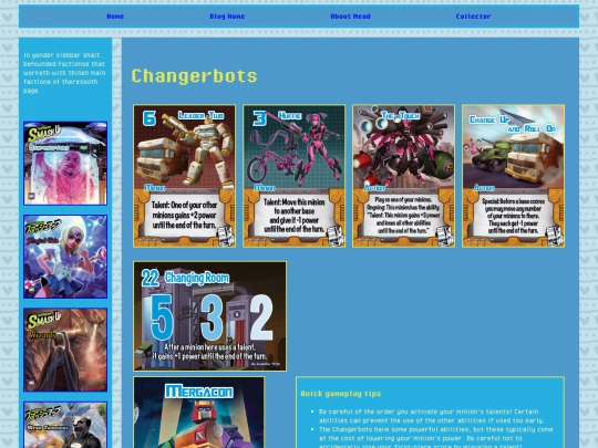 collector/smash-up/changerbots screenshot