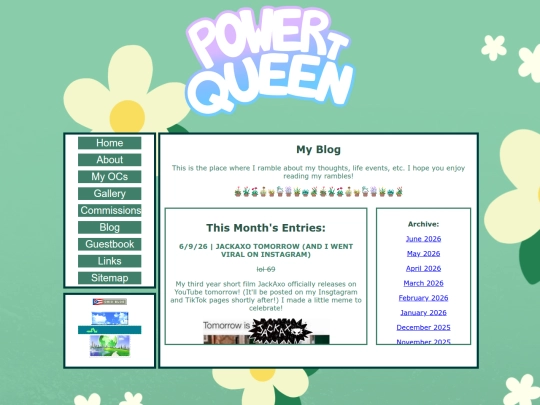 blog screenshot