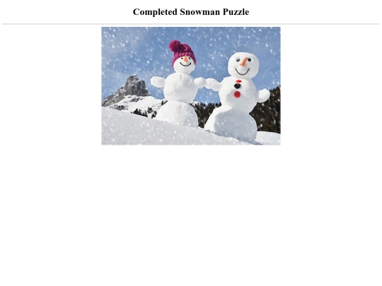 Puzzle screenshot