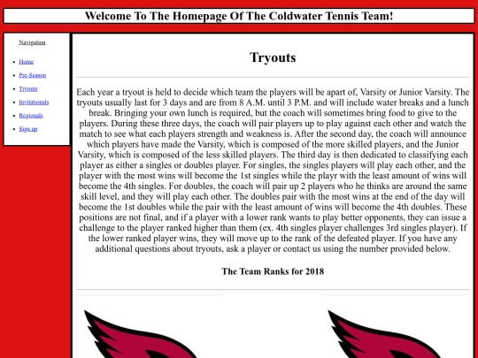 tryouts screenshot