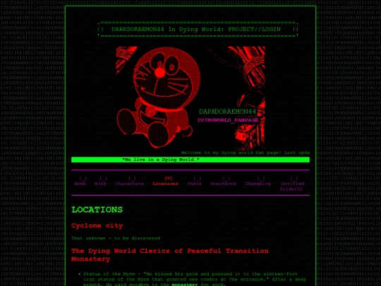 locations screenshot