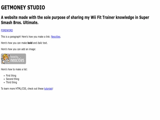 index screenshot
