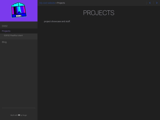 projects screenshot