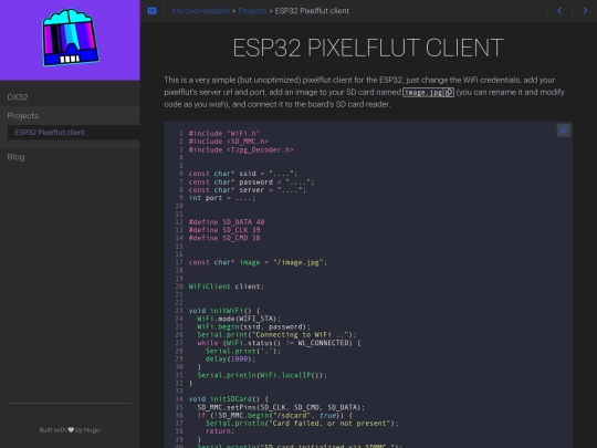 projects/pixelflut screenshot
