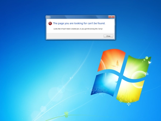 not_found screenshot