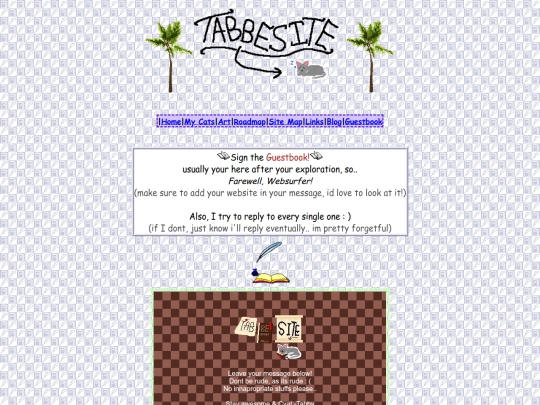 guestbook screenshot