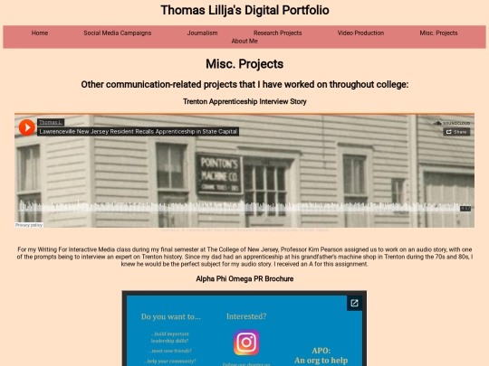 Miscprojects screenshot