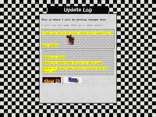 Updatelog screenshot