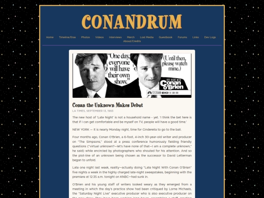 conan-unknown-debut screenshot