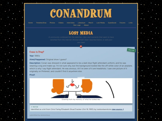 lostmedia screenshot