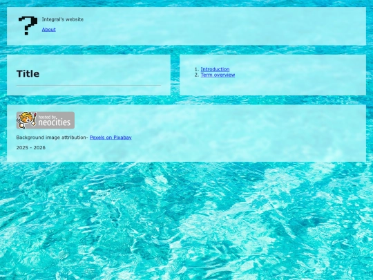 html/templates screenshot