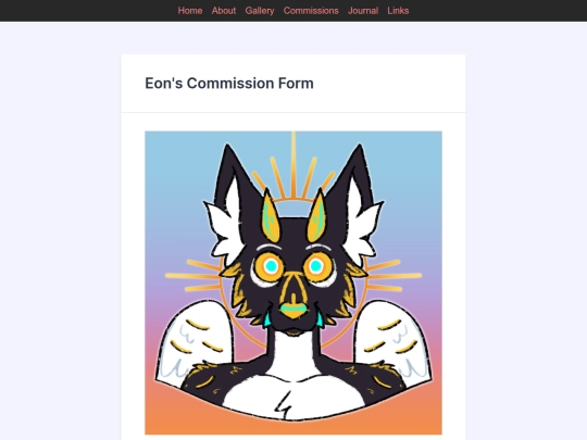 commissions screenshot