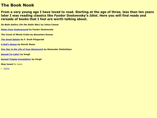 books screenshot
