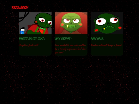 resources screenshot
