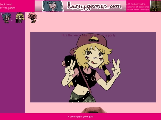 laceygames.com screenshot