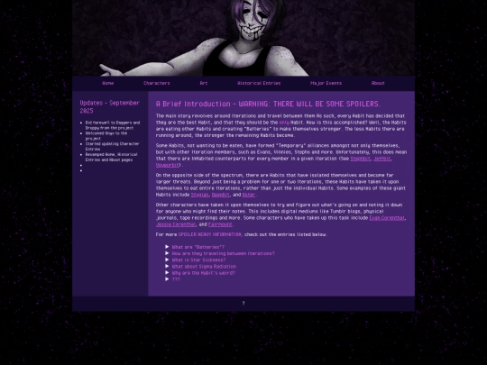 HistoricalEntries screenshot