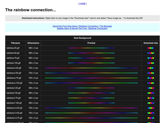 rainbow screenshot