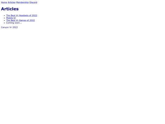 Articles screenshot