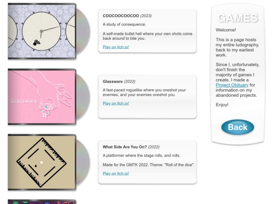 games screenshot