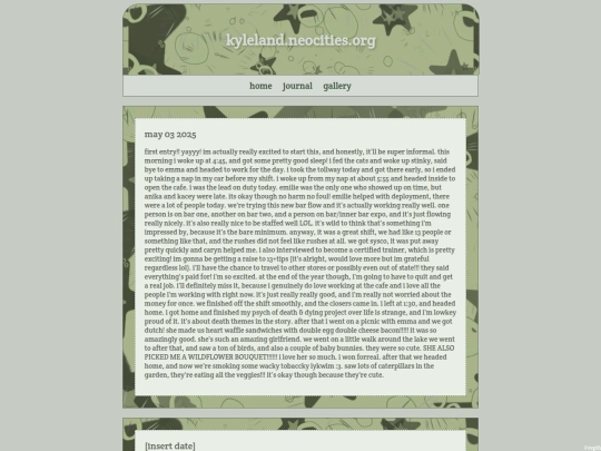 journal screenshot