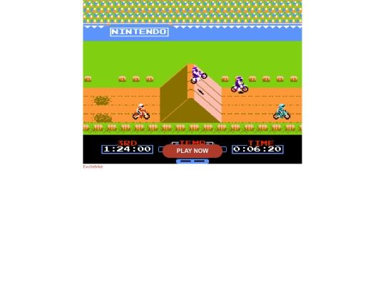 HTML5/HTML5Games/Embed/Excitebike screenshot
