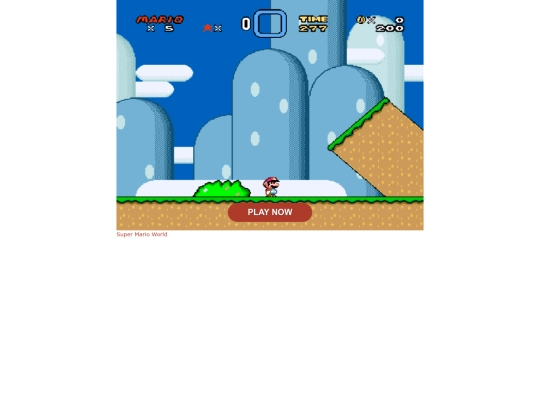 HTML5/HTML5Games/Embed/SuperMarioWorld screenshot