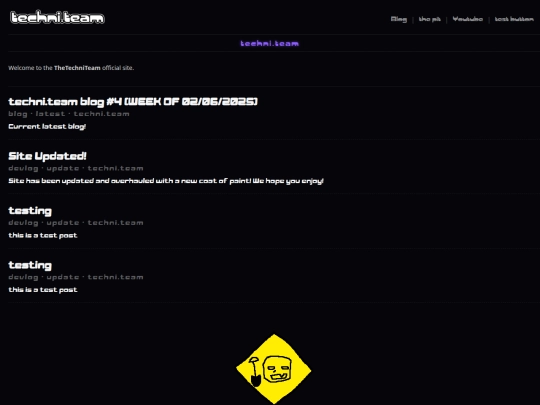 site_testing screenshot