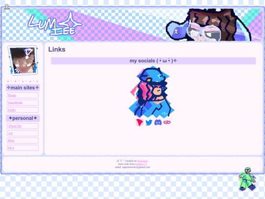 links screenshot