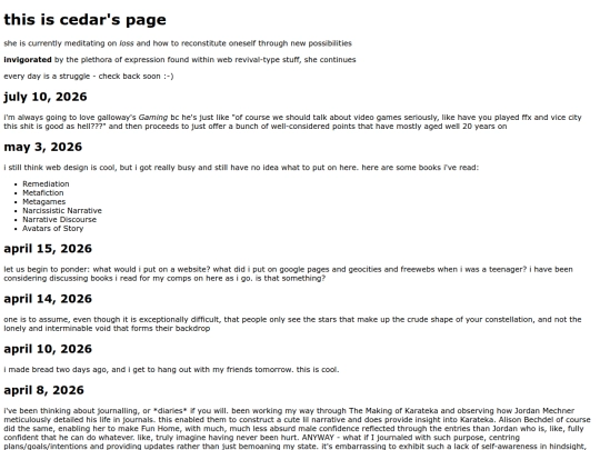index screenshot