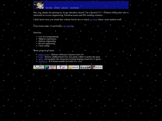 index screenshot