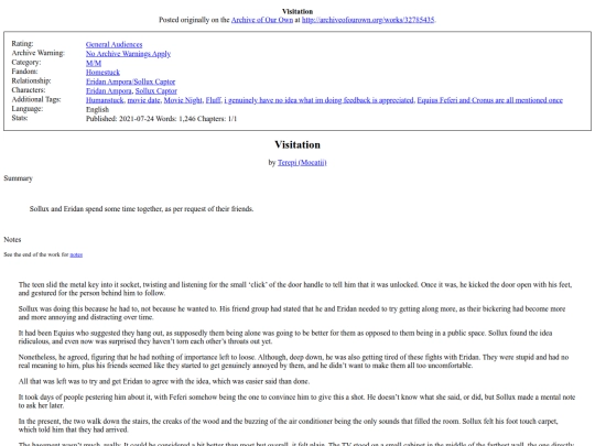 Visitation screenshot