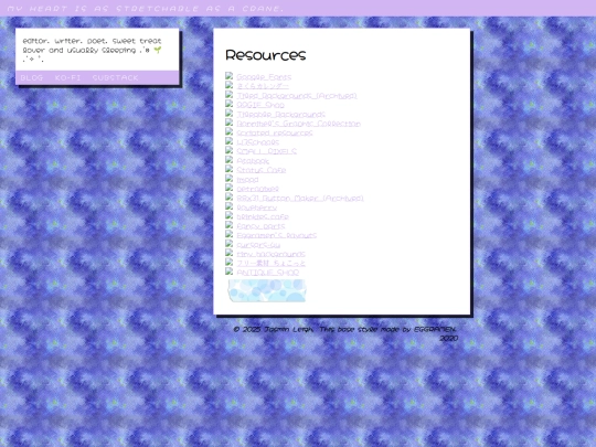 resources screenshot