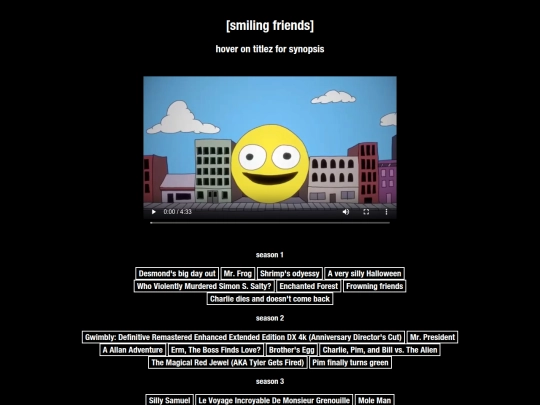 cinema/smilingfriends screenshot