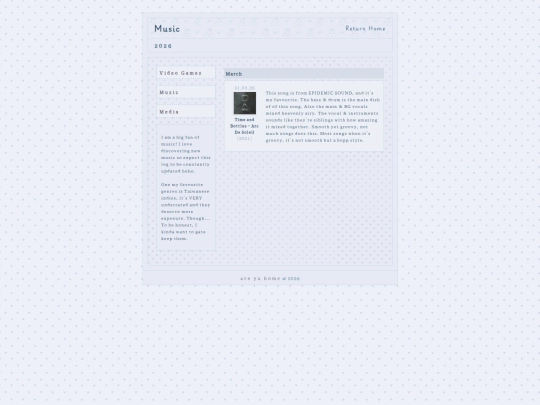 musiclog_2026 screenshot