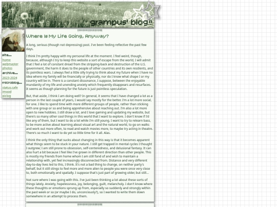 blog screenshot