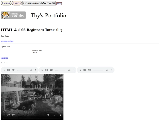 lyrics screenshot