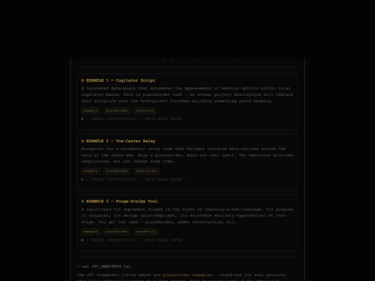 projects screenshot