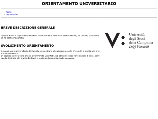 pcto/orientamento screenshot
